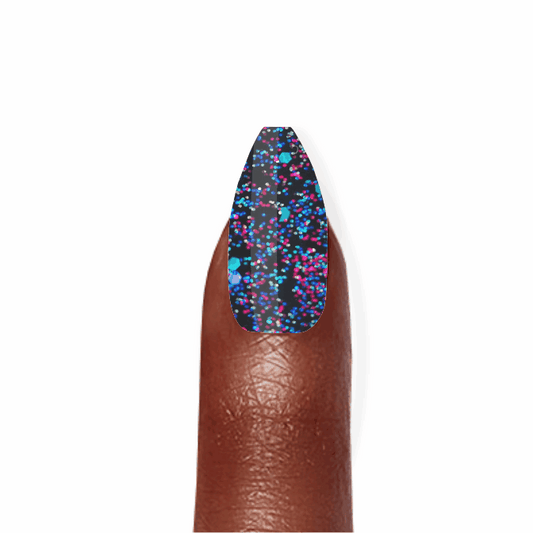 Stick-On Gel Dark Night Glow: Verniz Gel Pré-Preparado