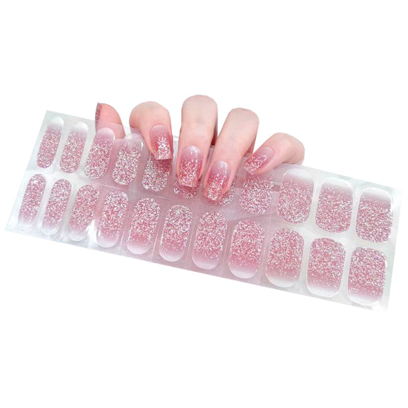 Stick-On Gel Neve Delicada Rosa: Verniz Gel Pré-Preparado