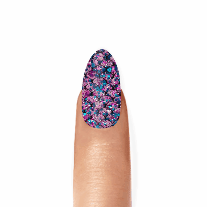 Stick-On Gel Sereia: Verniz Gel Pré-Preparado