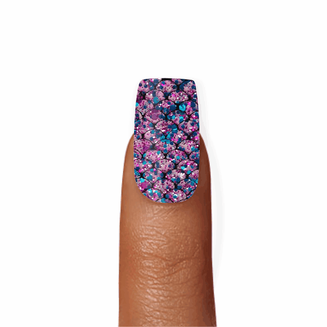 Stick-On Gel Sereia: Verniz Gel Pré-Preparado
