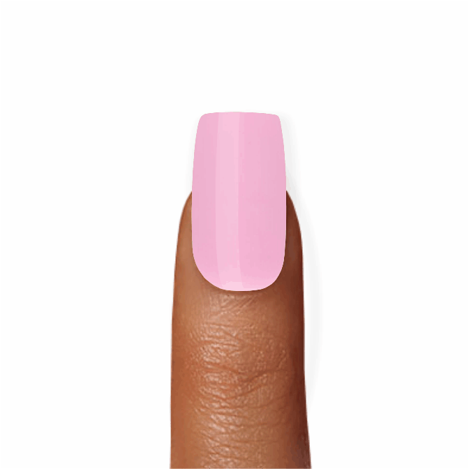 Stick-On Gel Rosa Marshmallow: Verniz Gel Pré-Preparado